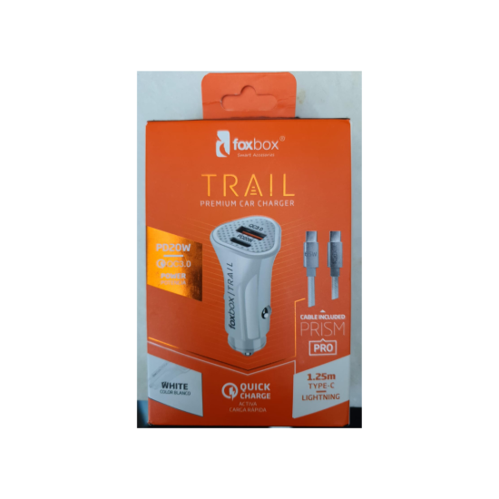 Cargador con Cable tipo c 1.25mm Blanco Compras Click 