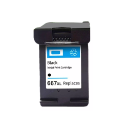 Cartucho Negro Compatible Con Hp 667 Xl Hp 2375 2775 2776 