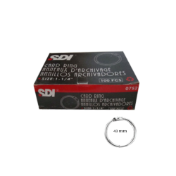 Anillos Metalicos Para Encuadernar De 43 mm por unidad Anillos Metalicos Para Encuadernar De 43 mm por unidad