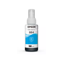 TINTA EPSON T664 ORIGINAL CIAN PARA L210 L355 L365 L395 L380
