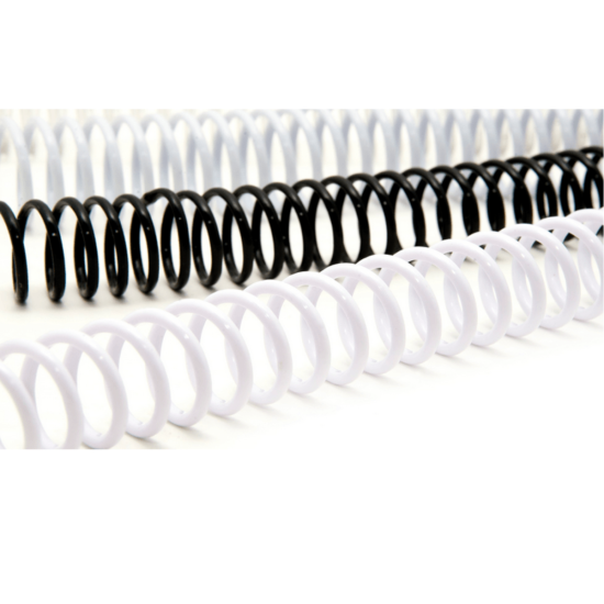 Espiral Plástico 33mm Rulo Encuadernación Pack 10 Unidades 