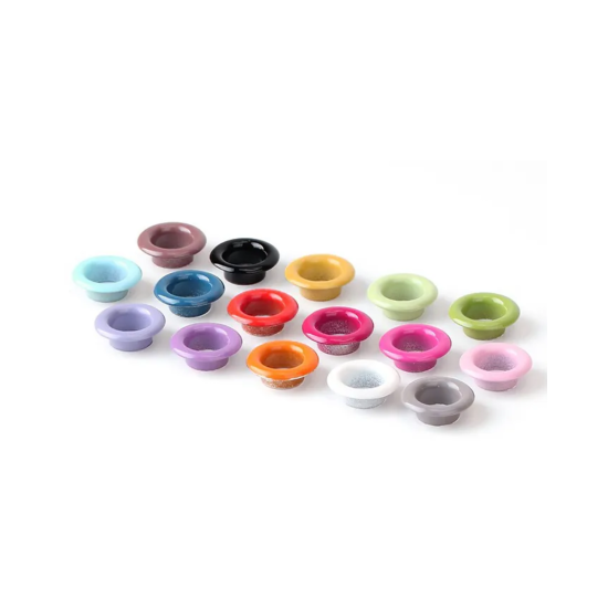 Kit 200 Ojalillos Métalicos 4,5 mm a Colores a Elección 