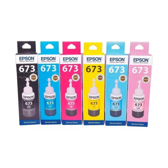 Tinta Epson T673 Original Pack X 6 Colores Compras Click