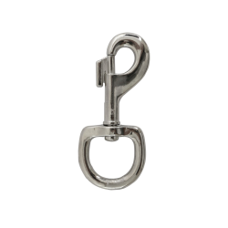 100 Unidades Mosquetones Gancho De Gatillo Para Correas Metal 