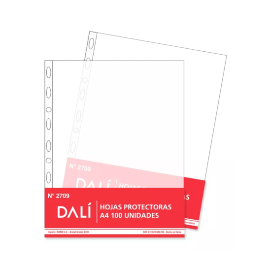 Paquete X 100 Folios A4 Fundas Protectoras P hojas Carpeta