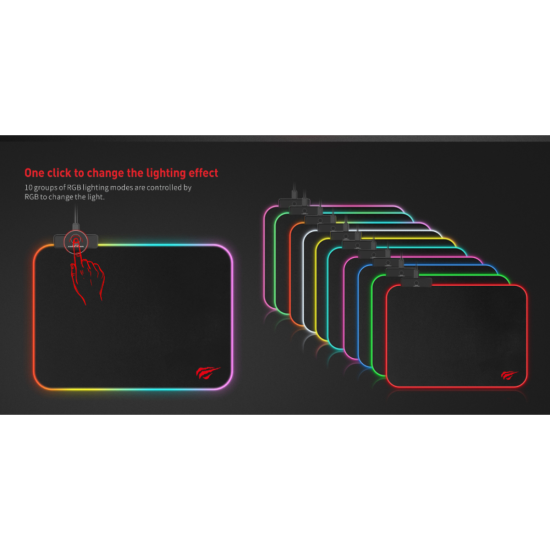 Mousepad Gamer Havit mp901 De Goma L 260mm X 360mm X 3mm