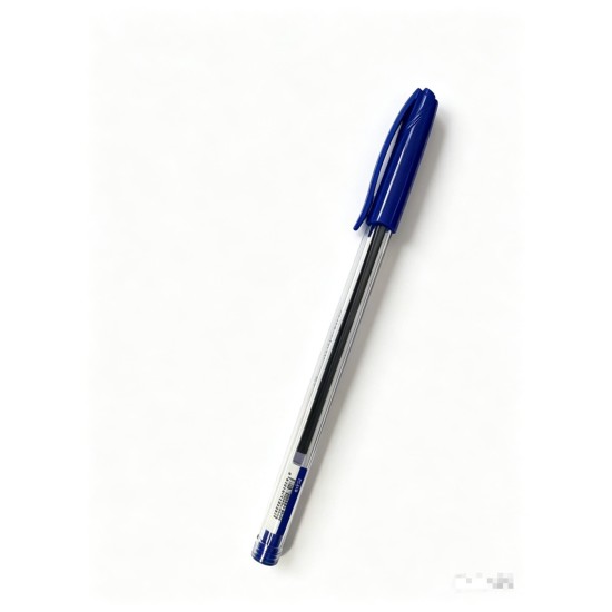 Bolígrafo 0.7mm Tinta Azul Cuerpo Transparente Plus Office 