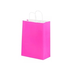 Bolsas De Papel De Colores Con Asas 10 unidades 14x11cm 