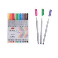 Marcadores Omega Fineliner Estuche X12 Comprasclick K-trio