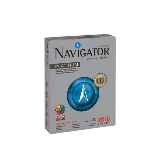 Papel Fotocopia Navigator Premium Carta 75 Grs 500 Hojas 