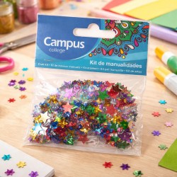 Confetti Campus Estrellas De Colores Metalizado Comprasclick