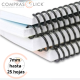 Espiral Plástico 7mm Rulo Para Encuadernación 10 Unidades