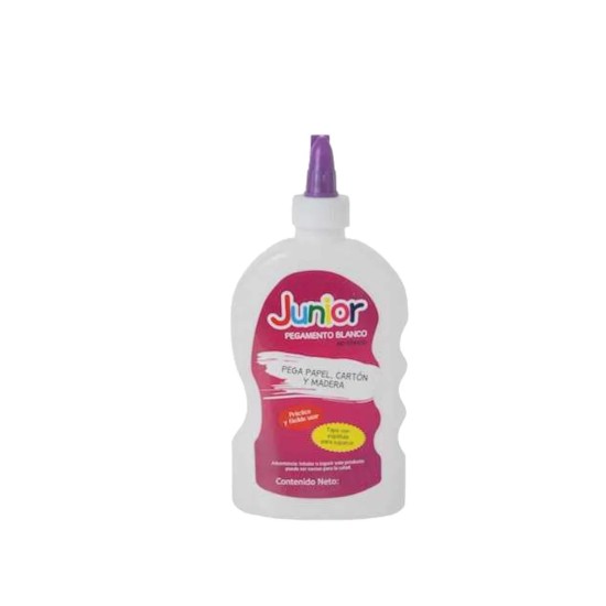Cola Vinilica Junior 125gr Pegamento Blanco Comprasclick Blanco