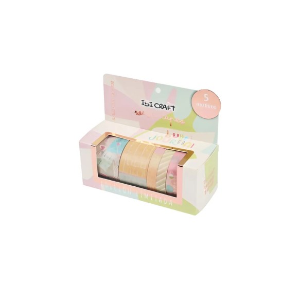 Washi Tape Bullet Journal Edición Limitada Ibicraft 5 Motiv. Bullet Journal Ed. Limitada