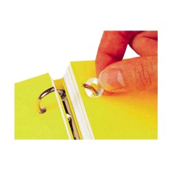 Ojalillos Adhesivos 200 Aros Sujetador Para Hojas Protector