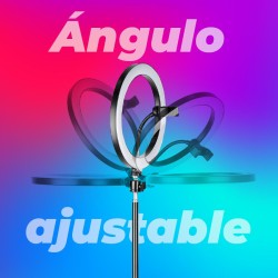 Aro Selfie Havit Led Con Tripode De Metal Anillo St7012 Pro Aro Selfie Havit Led Con Tripode De Metal Anillo St7012 Pro