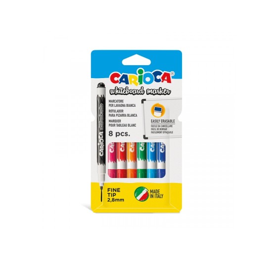 Marcador Trazo Fino Para Pizarra X 8 Unidades Compras Click