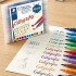 Caligrafia y Letras 12 Marcadores STAEDTLER Doble Punta de 2 y 3.5mm