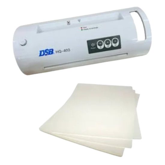 Plastificadora Laminadora A4 DSB HQ403 + 100 Láminas 125mic 