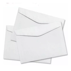 Sobre comercial Color blanco 114 x 162 m 100 unidades 