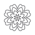 TROQUEL DE CORTE, FORMA FLOR 2 P/MÁQ TROQUELADORA DE 3" Y 6"