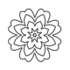 TROQUEL DE CORTE, FORMA FLOR 2 P/MÁQ TROQUELADORA DE 3" Y 6"