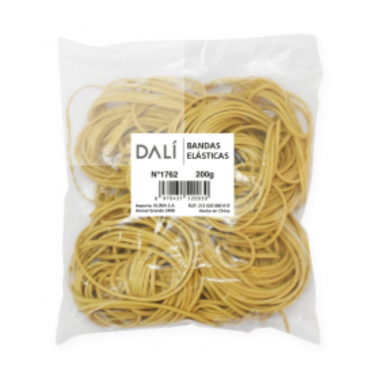 Banda Elastica 200g Color marrón 7cm diametro 