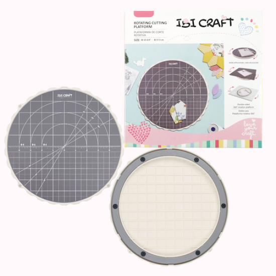 Set Plataforma Rotativa + Base de Corte Circular Ibi Craft