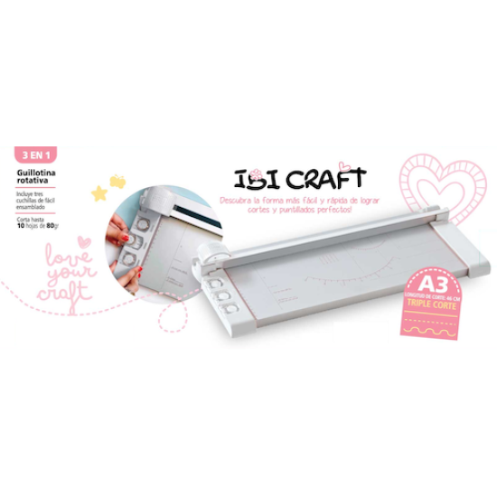 Cizalla A3 cabezal Intercambiable Recto Ticket y Ondulado