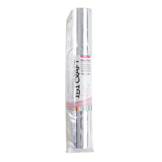 Foil Ibi Craft 15cm x 3mts para lápiz térmico Color Plata