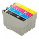 Pack 4 Cartuchos Compatibles Epson T25 Tx125 Tx133 Tx135 