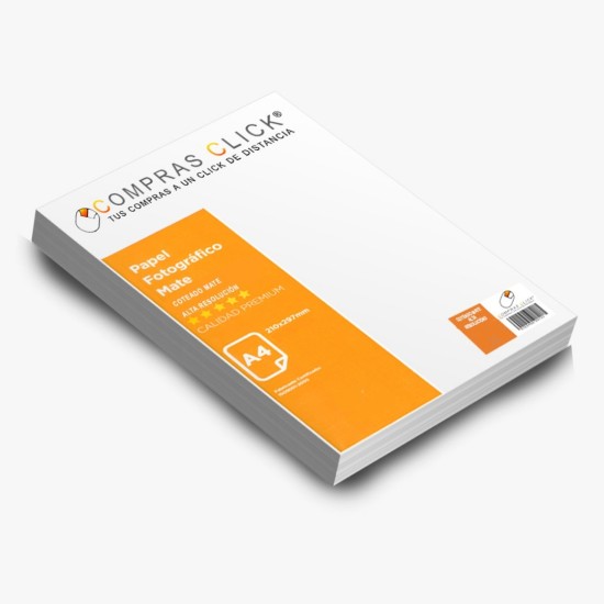 Papel Coteado Mate Alta resolución 180gr x20 hojas A4