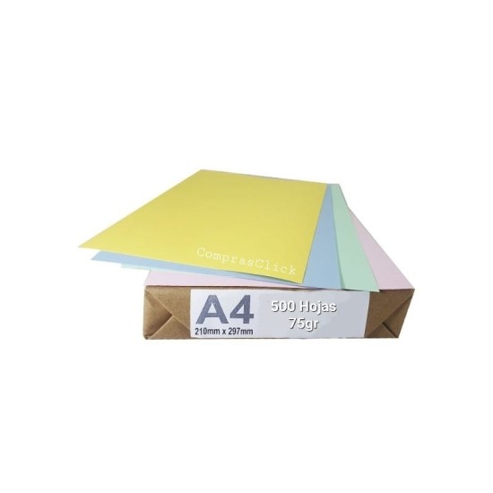 Papel de Color AMARILLO CANARIO 500 hojas A4 75 grs SUPRACOLOR