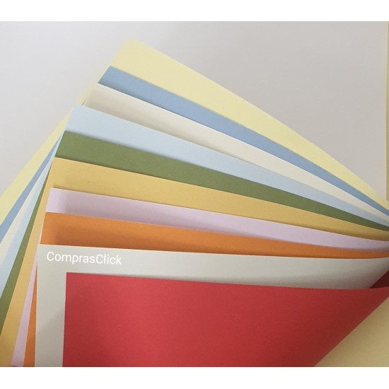 Papel de Colores Surtidos 30 hojas A4 80 grs ComprasClick