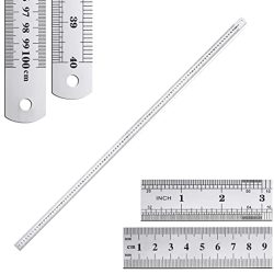 Regla Acero Inoxidable 1 metro metálica Compras Click