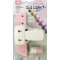 Perforadora Disco Anillos Expansion + 8 Discos Blanco Y Rosa
