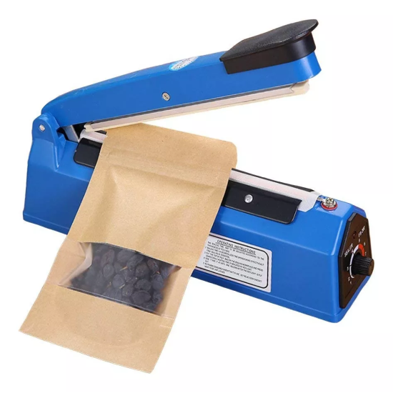 Selladora de Bolsa Mesa 20cm Calor Presión Sellado Hermético