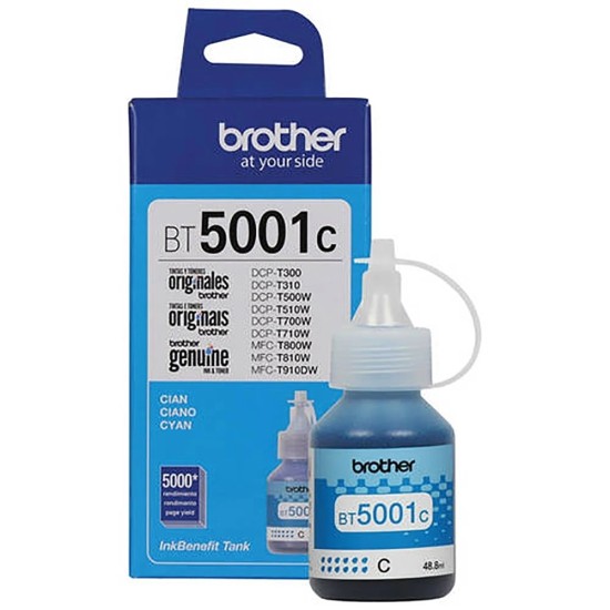 Tinta Brother ORIGINAL Bt-5001 CIAN T310 T510w T710w