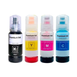 Tinta Compatible T544 Premium X 4 Unidades L3110 L3150 L3210