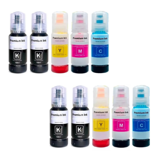 Tinta Compatible T544 Premium X10 Unidades L3110 L3150 L3210