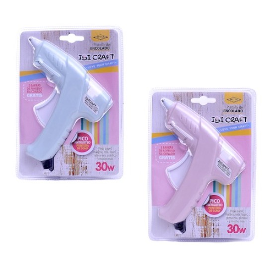 Pistola Para Silicona + 2 Barras Silicona Fina ComprasClick