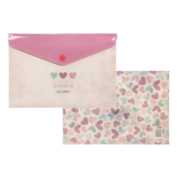 Carpeta Porta Documento A5 Love Is In The Air 17x24cm