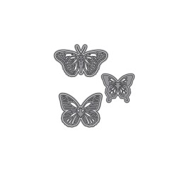 TROQUEL DE CORTE FORMA MARIPOSA P TROQUELADORA DE 3" Y 6" TROQUEL DE CORTE FORMA MARIPOSA P TROQUELADORA DE 3" Y 6"