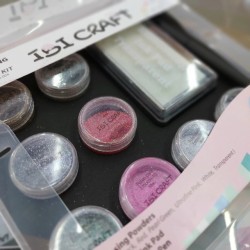 Embossing Kit de inicio p/ grabado en relieve tinta y polvo