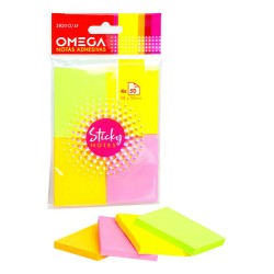 Blocs Notas Adhesivas 38x50mm 200 Hojas 4 Colores Fluo