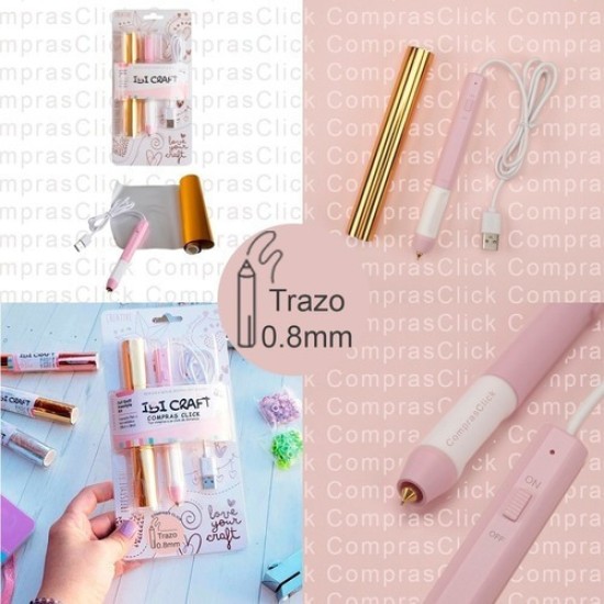 Lápiz Térmico Para Foil Trazo 0.8mm Termotransferencia