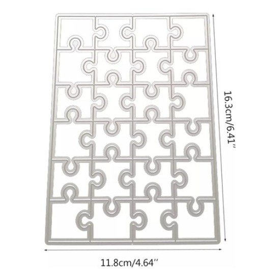 Troquel De Corte Forma De Puzzle Troqueladora De 6
