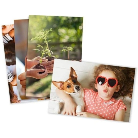 Papel Fotográfico Brillante 200gr A5 100 hojas 210 x 148.5mm