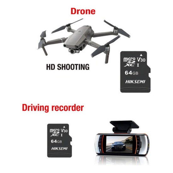 Tarjeta de Memoria Hiksemi 64GB con Adaptador SD