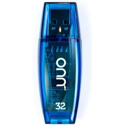 Pendrive Onn 32gb Usb 2.0 Plástico Metal Color Azul Compras
